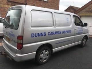 Dunns Caravan Repairs Company Van